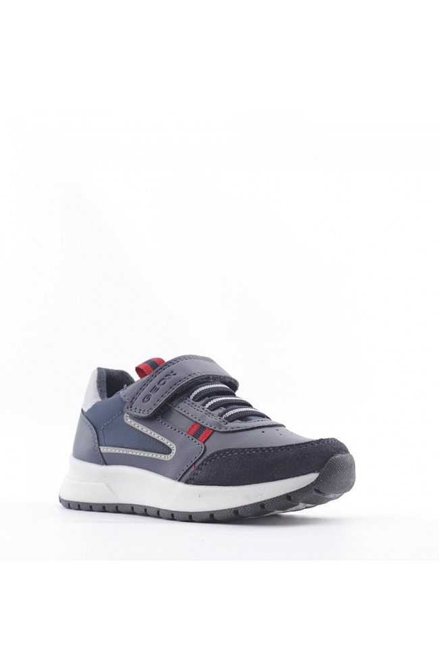 Geox Sneakers | Geox J36Gma Navy/Red