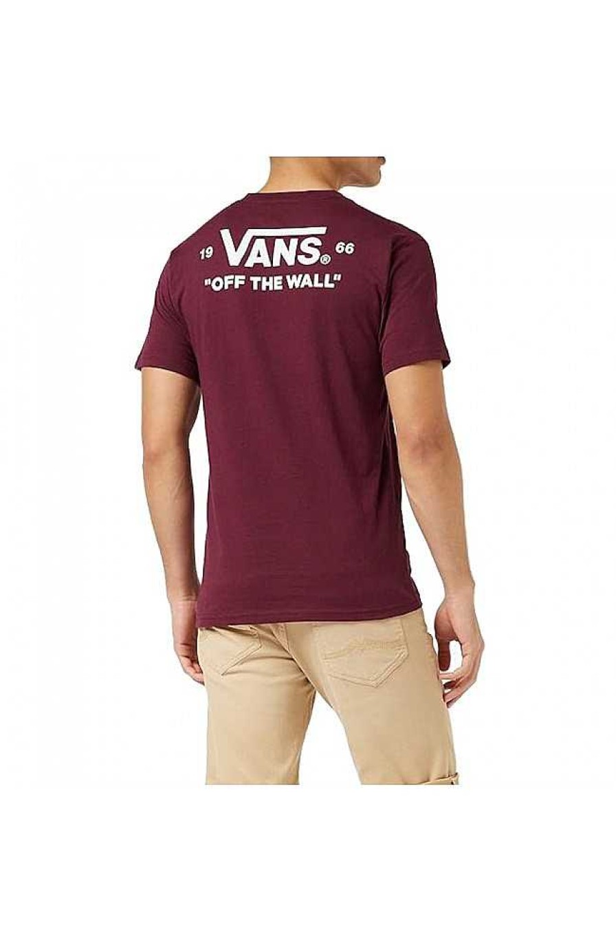 Vans T-Shirt | Vans A5Hmk Burgundy