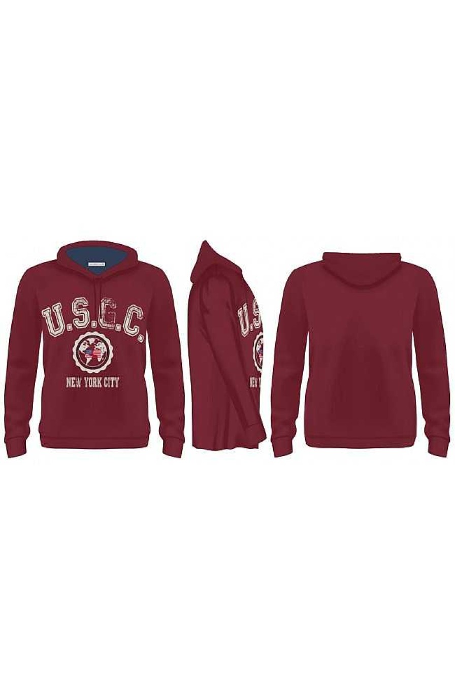 US Felpe | Us Golf Club Ua1261 Bordeaux