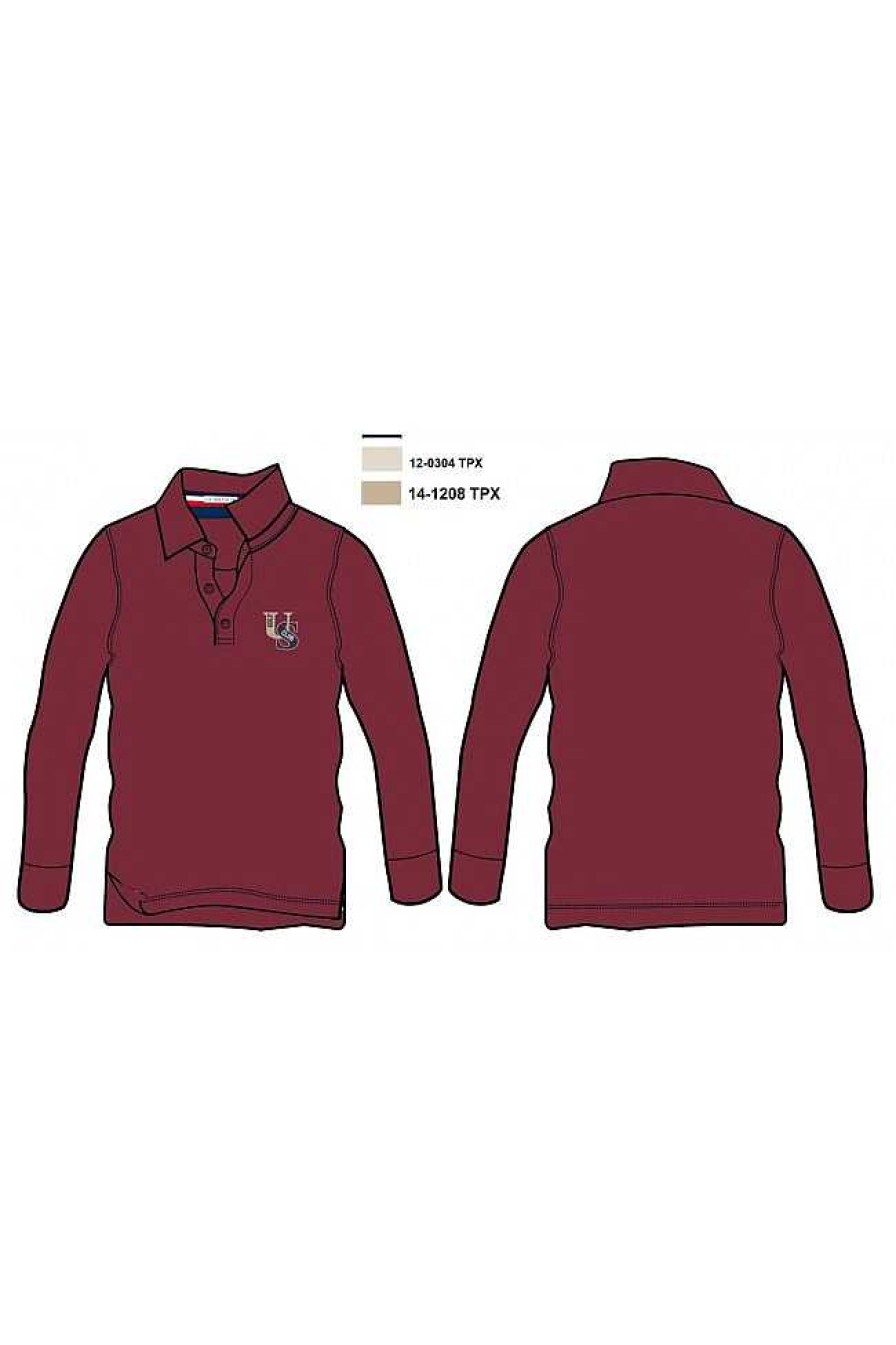 US T-Shirt | Us Golf Club Ua1255 Bordeaux