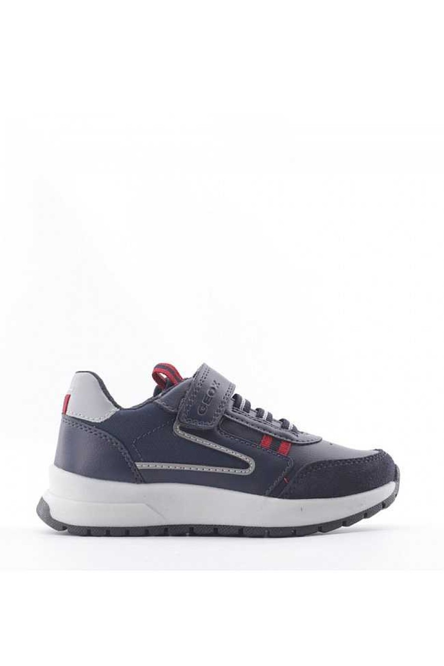 Geox Sneakers | Geox J36Gma Navy/Red